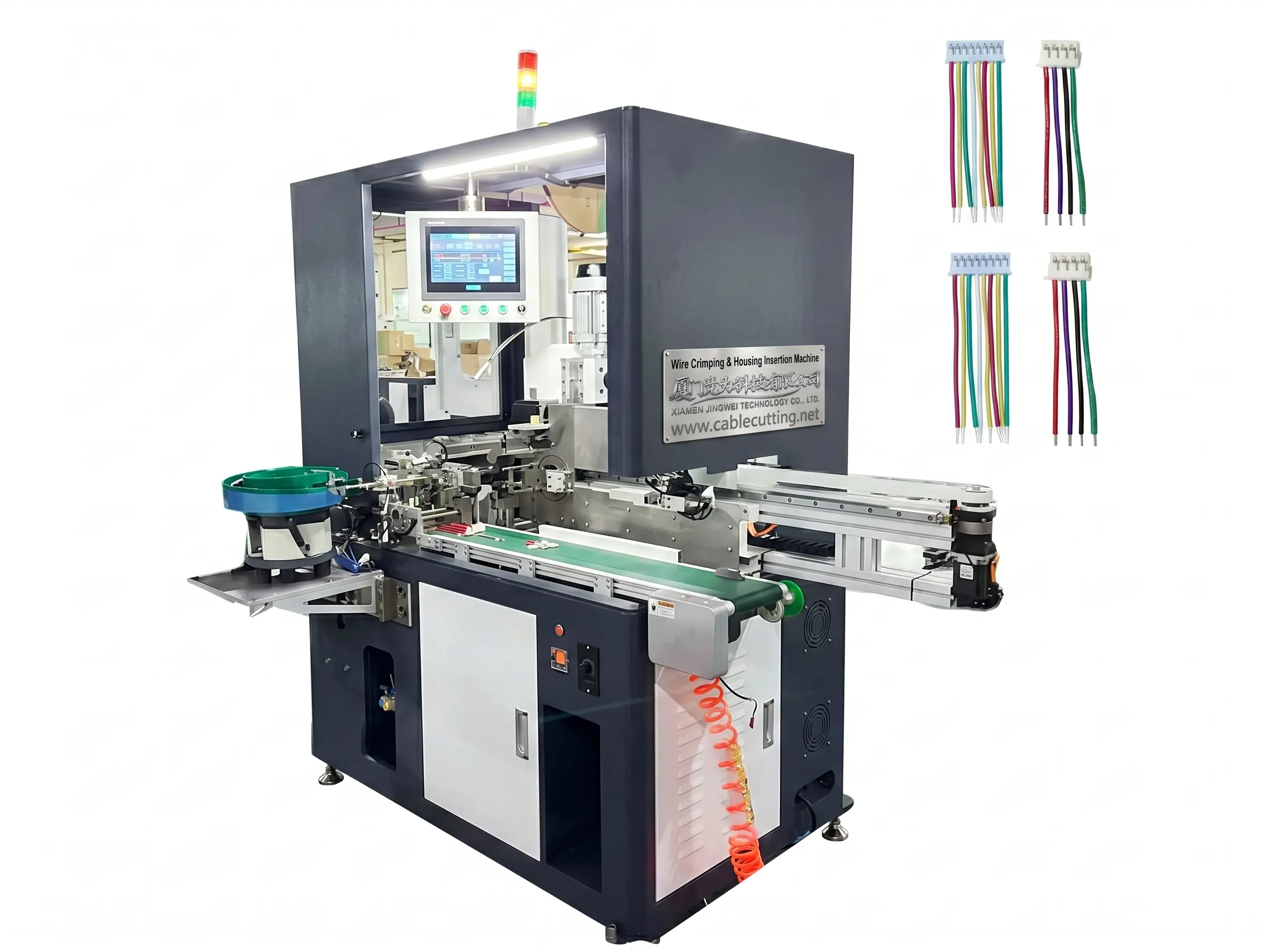 Mesin Crimping dan Penyisipan Terminal Automatik WPM-5505 | JINGWEI