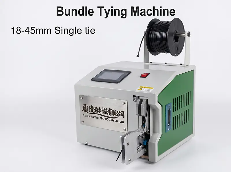 Mesin Pengikat Bundel Automatik Skrin Sentuh untuk Wayar 18-45mm WPM-845C