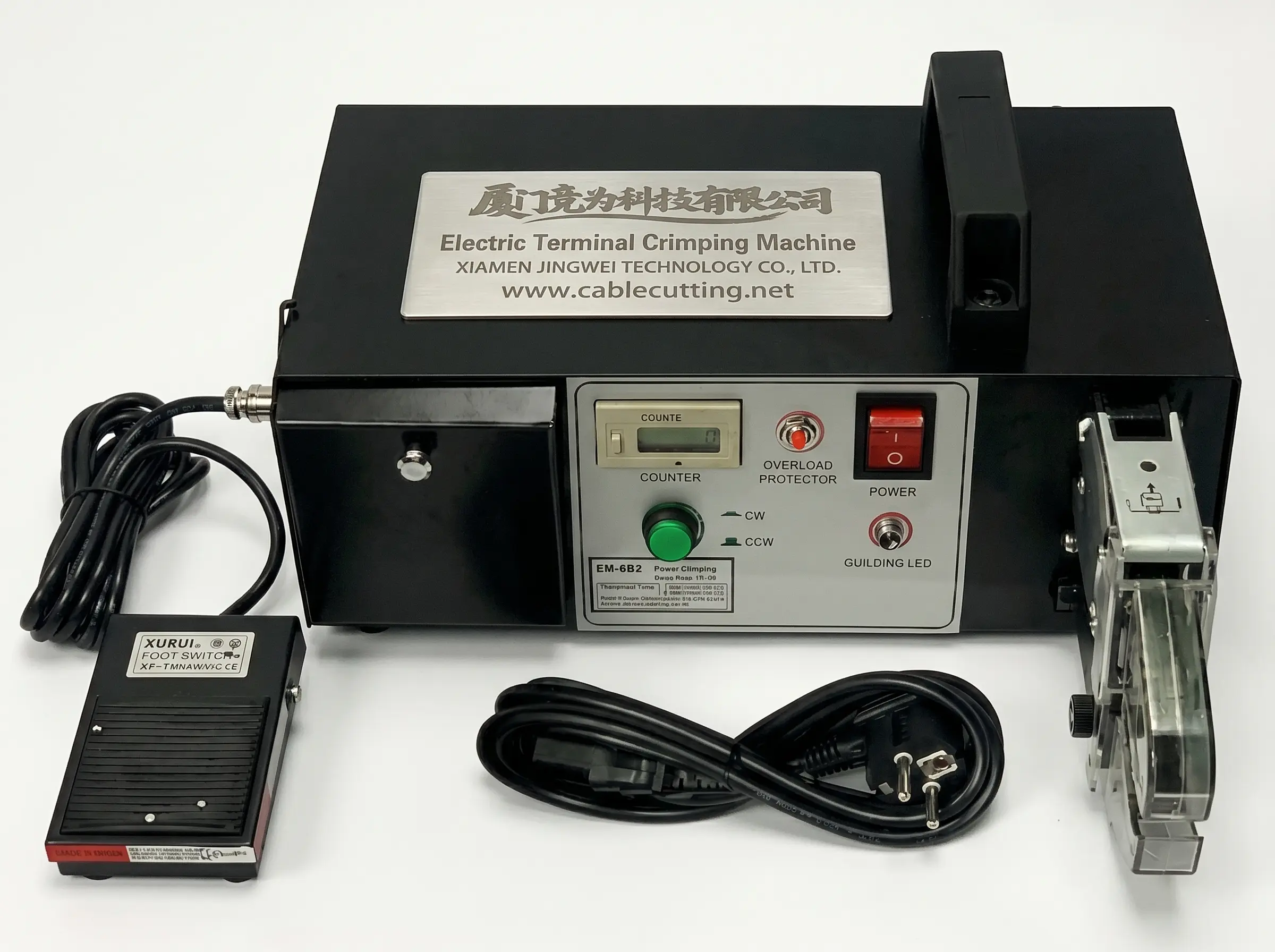 Mesin Crimping Terminal Elektrik EM-6B1 | Pemprosesan Wayar Automatik