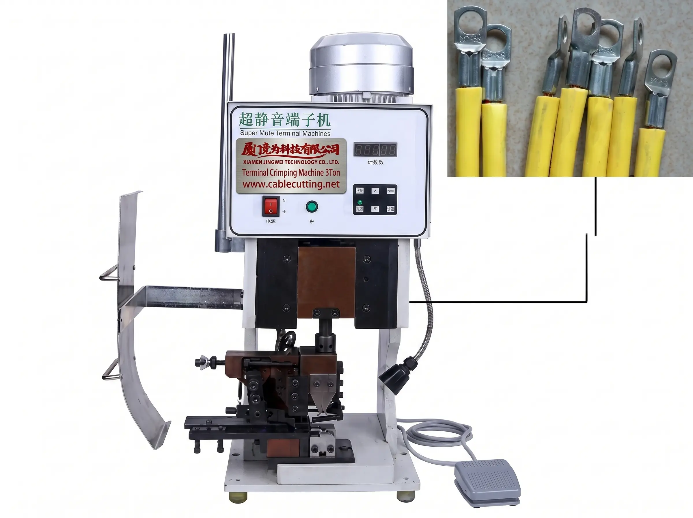 Mesin Crimping Terminal Separa Automatik Senyap WPM-3000S | Penyelesaian Pemprosesan Wayar Berkualiti Tinggi