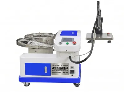 Mesin Pengikat Kabel Nilon Automatik Stator Motor - PLC, 6-8 Pengikat - Mesin Pengikat Kabel Nilon