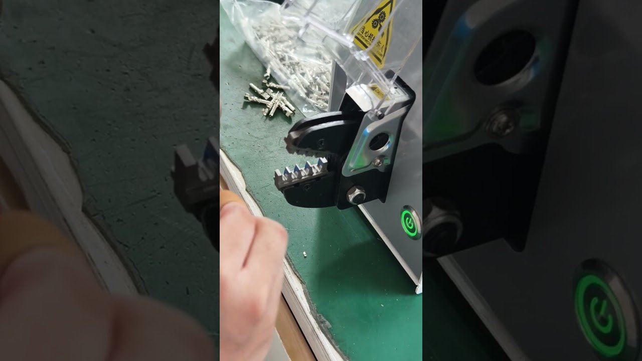 Mesin Crimping Terminal Elektrik untuk Penyambung Solar - Rakaman Pelanggan #mesin #kilang