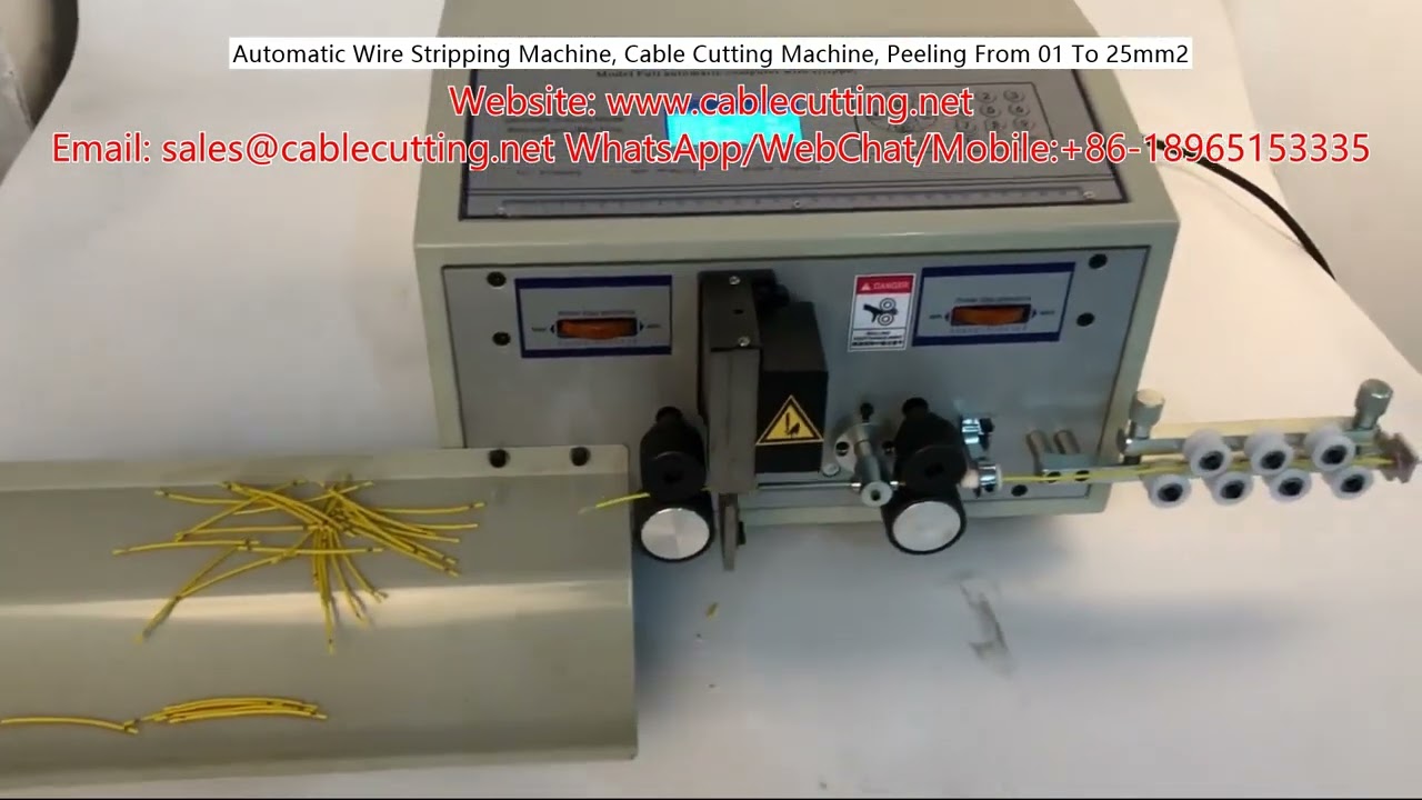Mesin Pengupas & Pemotong Kabel Automatik untuk Wayar 0.1–25mm² – Tingkatkan Produktiviti