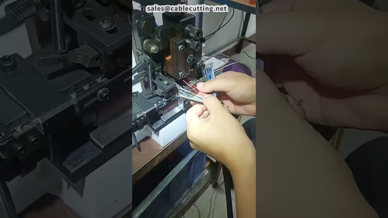Mesin Penanggal & Crimping Wayar Tunggal Berkelajuan Tinggi – Demo Wayar 40 Teras