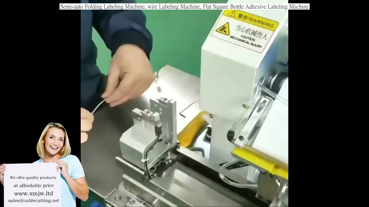 Mesin Pelabelan Lipat Semi-Auto untuk Kawat & Botol Rata - Pelabelan Lekat Berkualiti