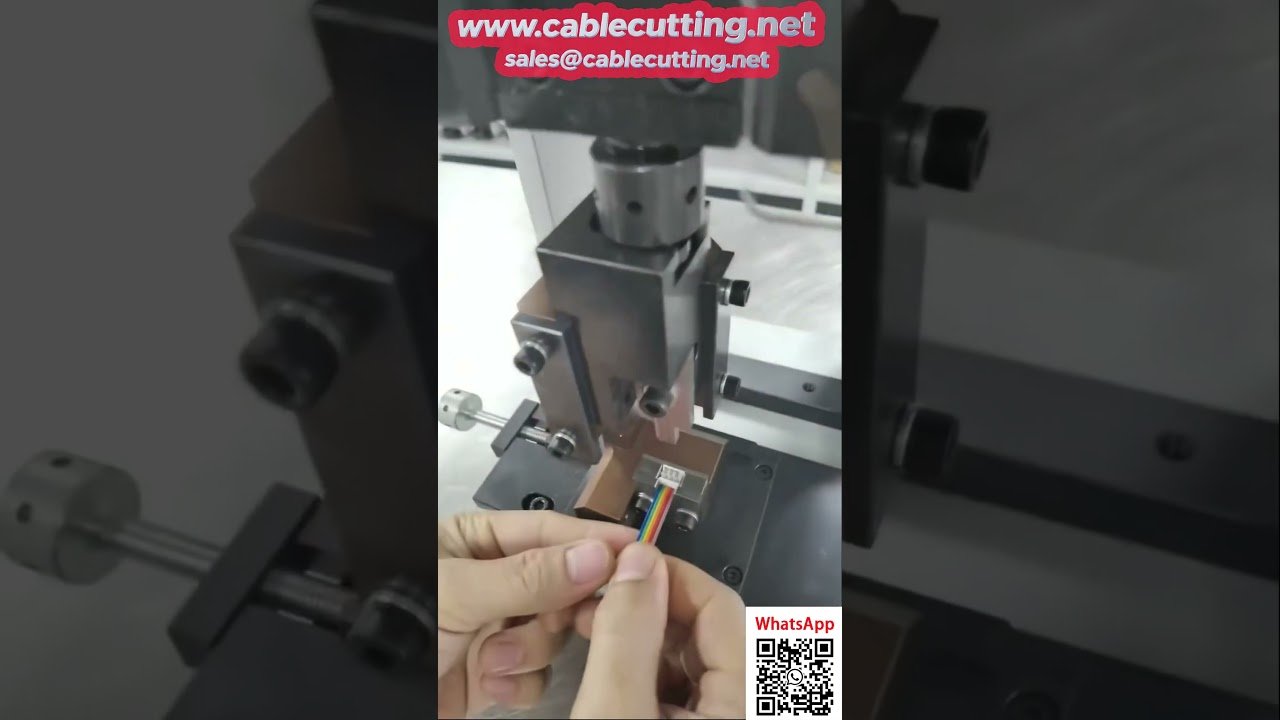 Mesin Crimping Terminal IDC dengan Suapan Automatik Pilihan