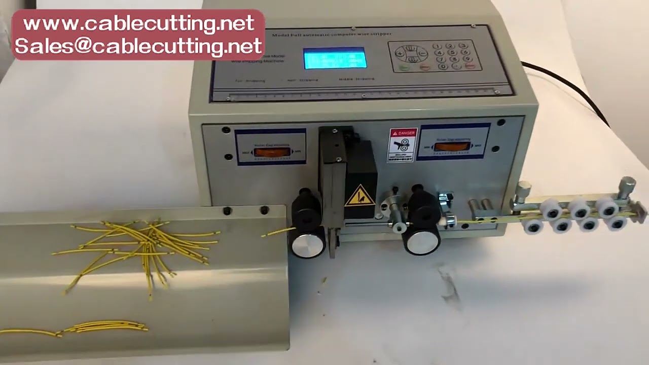 Mesin Pemotong dan Penanggalkan Wayar Automatik 160W – Julat Wayar 1mm hingga 2.5mm²