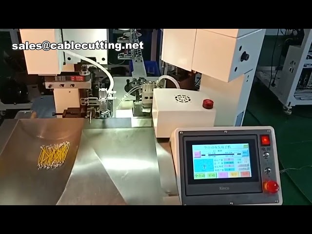Mesin Crimping Terminal Automatik untuk Kedua Hujung - Efisien & Tepat