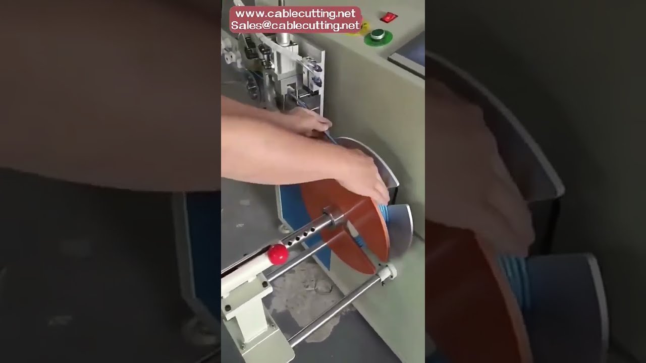 Mesin Angin & Ikat Wayar Automatik – Ukur, Potong, Gulung untuk OD 1-20mm