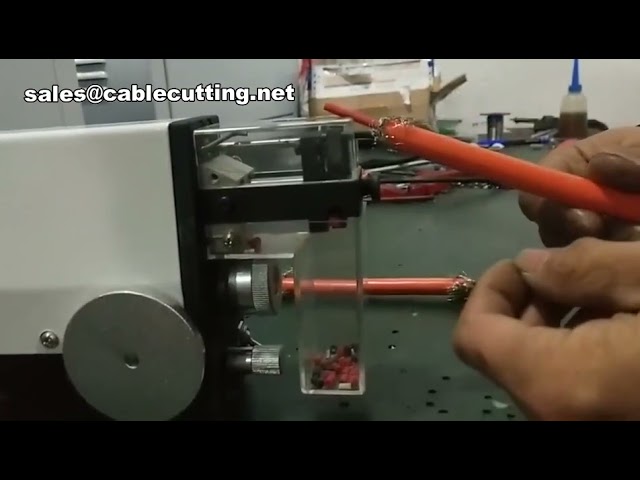 Mesin Pengupas Wayar Pneumatik | Alat Penanggalkan Kabel Automatik untuk Automasi Kilang