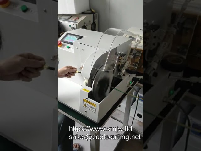 Mesin Pembalut & Pemotong Pita PVC Berputar Automatik untuk Kabel dan Wayar