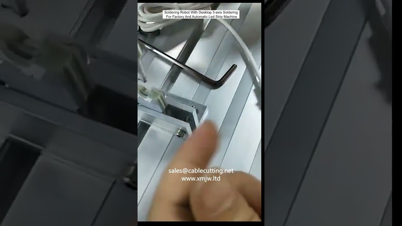 Robot Pemateri Meja 3 Paksi untuk Automasi Kilang dan Mesin Jalur LED Automatik