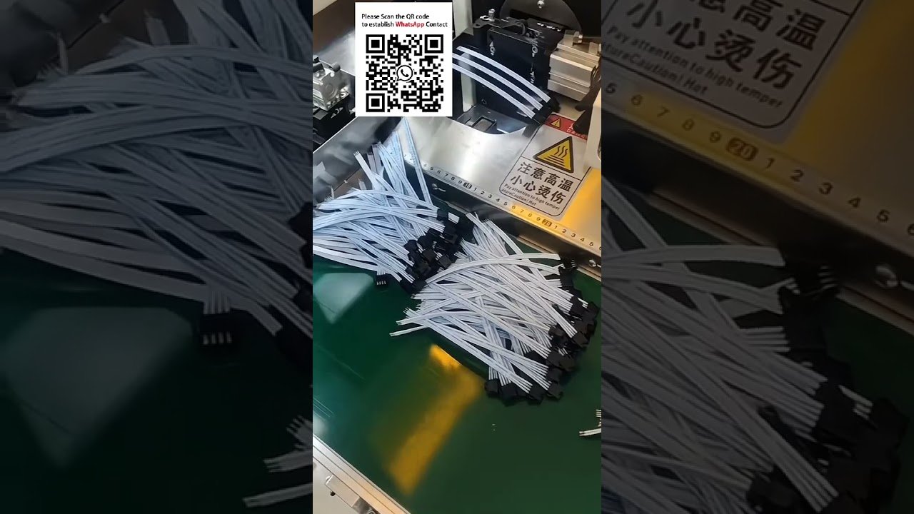 Mesin Pemasangan & Pengetinan Perumahan Kabel Ribbon Automatik Tersuai | #PembuatanPintar