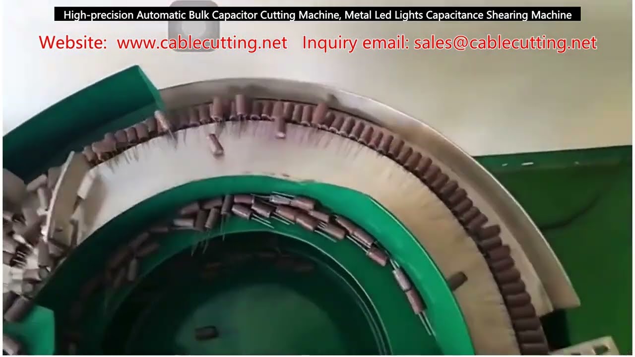 Mesin Pemotong Kapasitor Pukal Automatik Ketepatan Tinggi untuk Lampu LED Logam