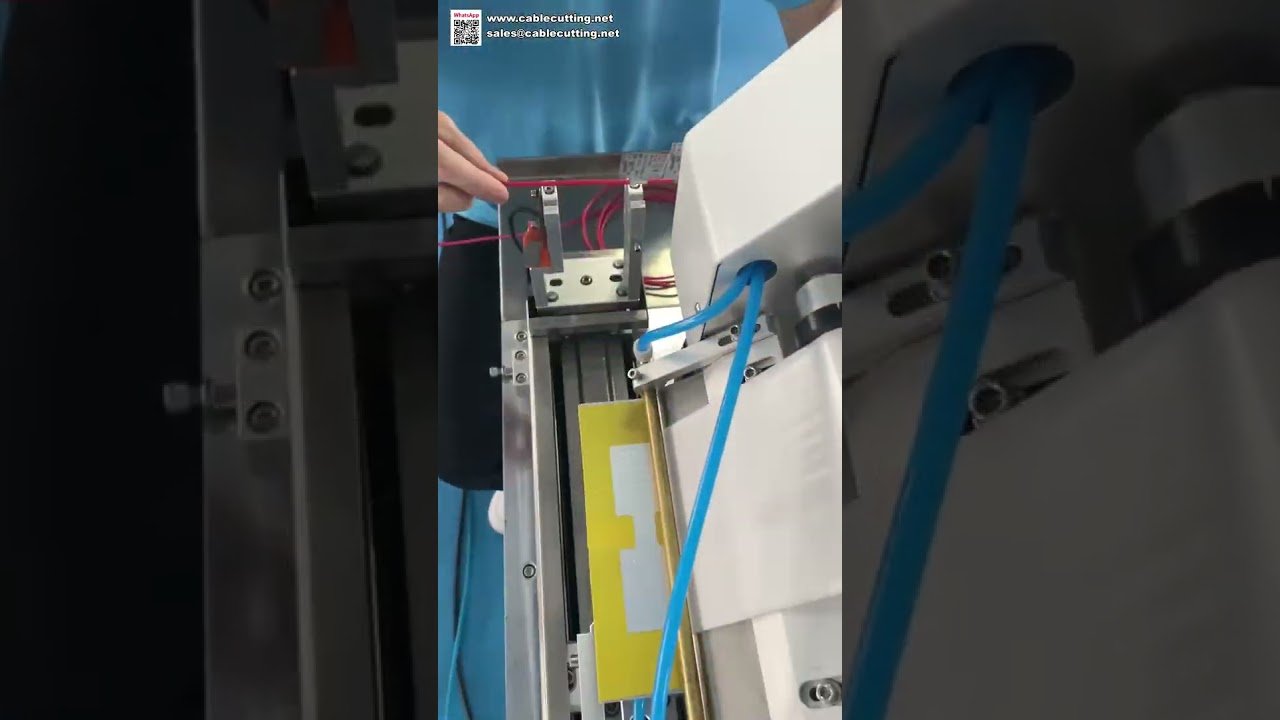 Mesin Pelabelan Lipat Wayar dengan Pengekod Tarikh - Aplikator & Pencetak Stiker Kabel Automatik