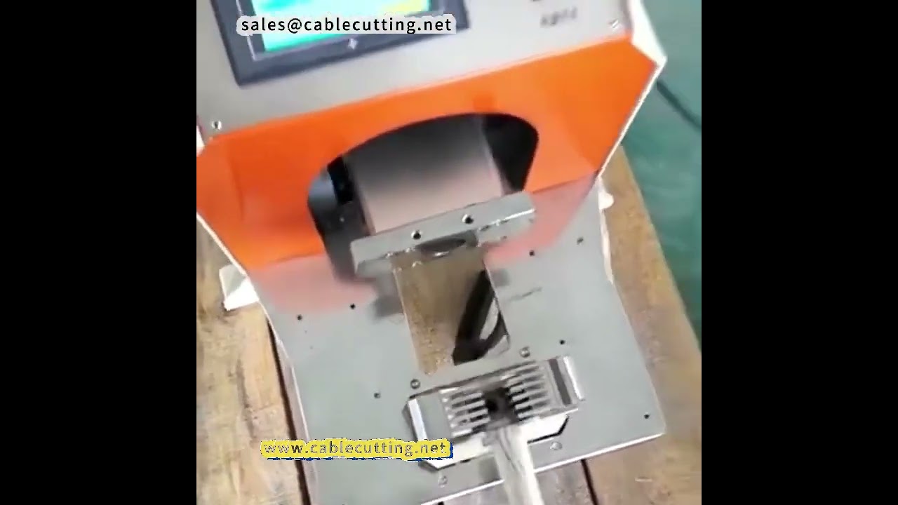 Mesin Pengupas Kabel Koaksial & Mesin Pemusing Wayar Berbilang Helai Automatik