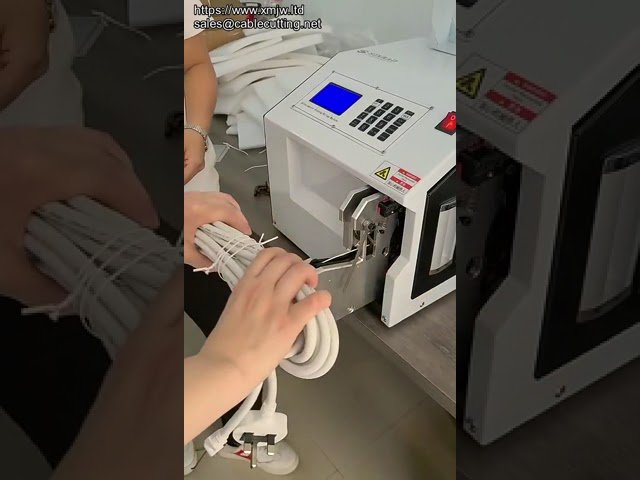 Mesin Pengikat Wayar PVC USB dengan Skrin Sentuh Mudah Digunakan - Mesin Ikat Twist Nylon Automatik