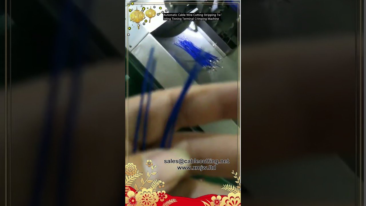 Mesin Automatik Pemotongan & Pemprosesan Kabel – Potong, Kupas, Pusing, Timah, Crimp Terminal