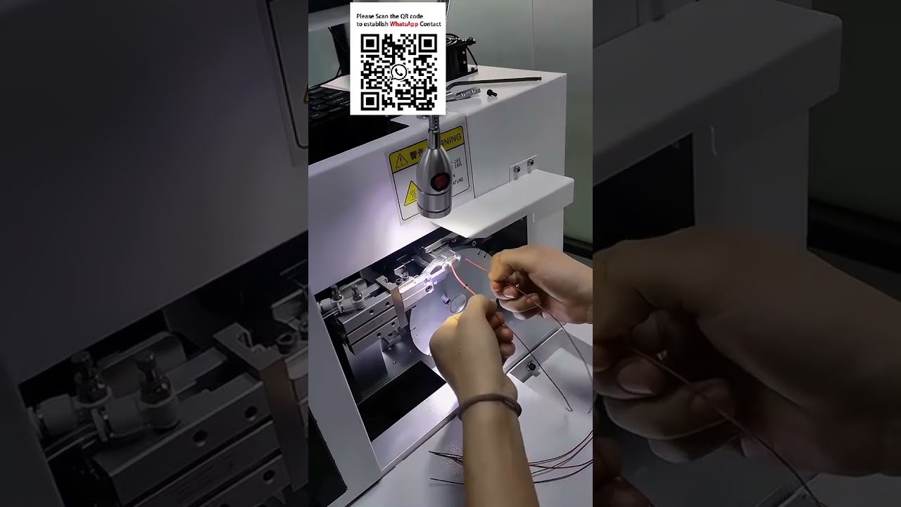 Mesin Automatik Cetak, Pasang & Bakar Nombor Tiub Heat Shrink #AutomasiMesin