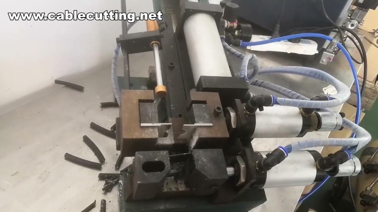 Mesin Penanggal Wayar Tebal Gas & Elektrik - Diameter 15mm untuk Automasi Kilang