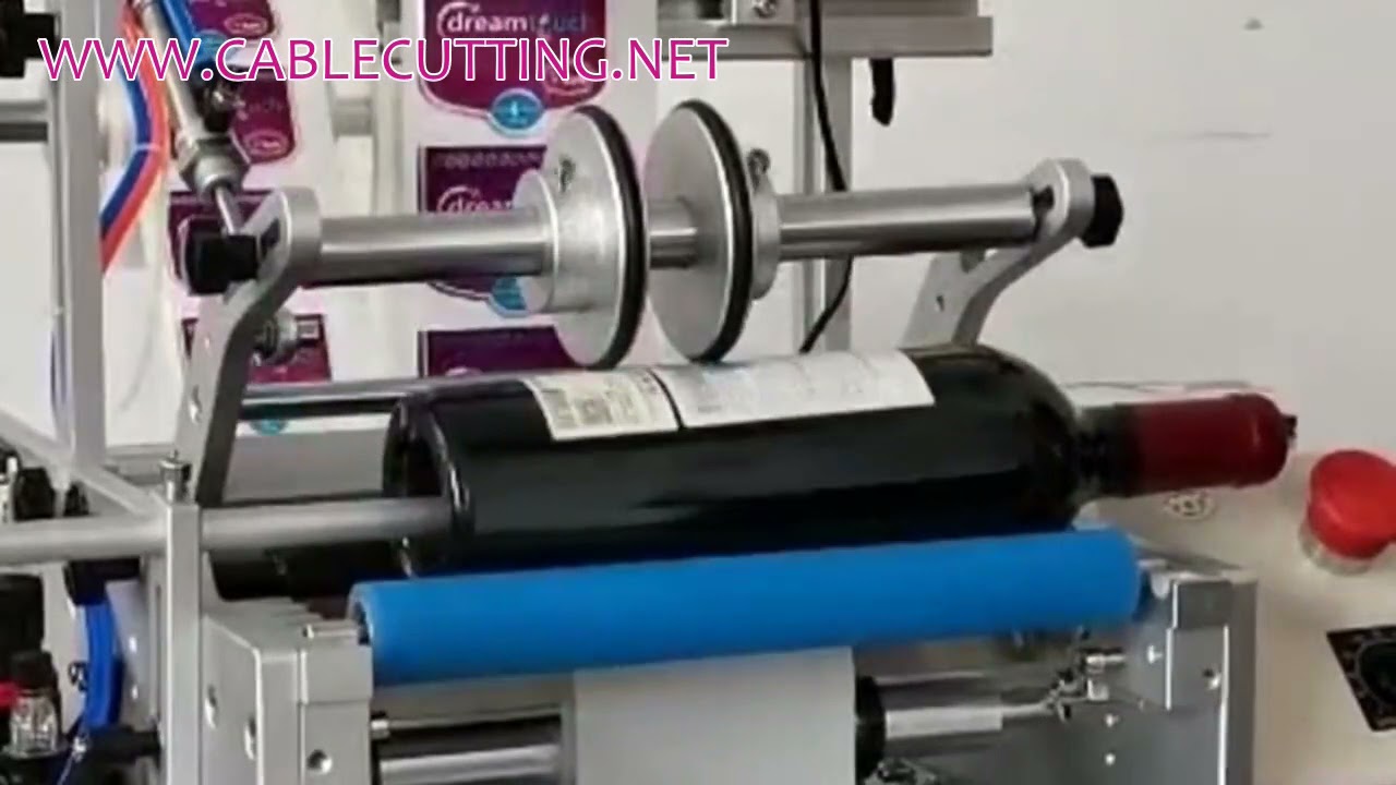 Mesin Pelabelan Botol Bulat Dua Label – Separuh Automatik Elektrik untuk Produktiviti Tinggi