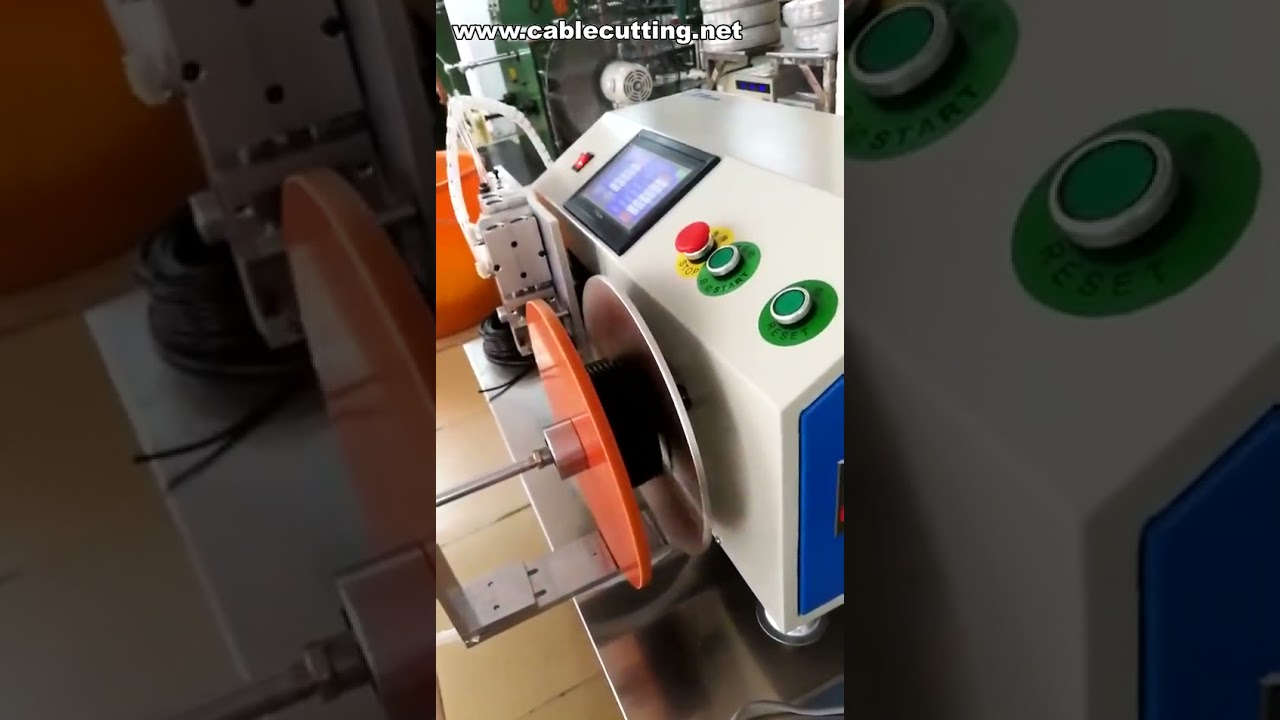 Mesin Penggulung Meter Automatik Meja - Penjajaran Automatik Pemotongan & Penggulungan Wayar