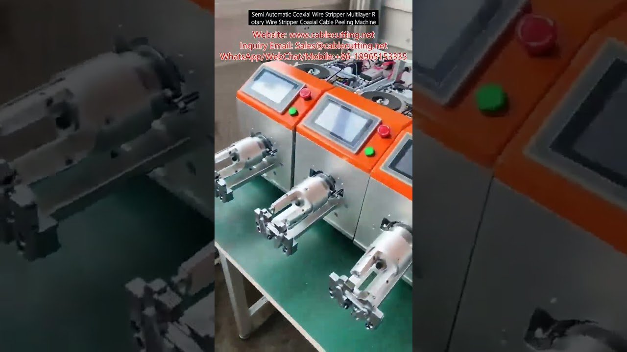 Mesin Pengupas Wayar Sepaksi Separa Automatik – Kupasan Berbilang Lapisan Berputar Tepat