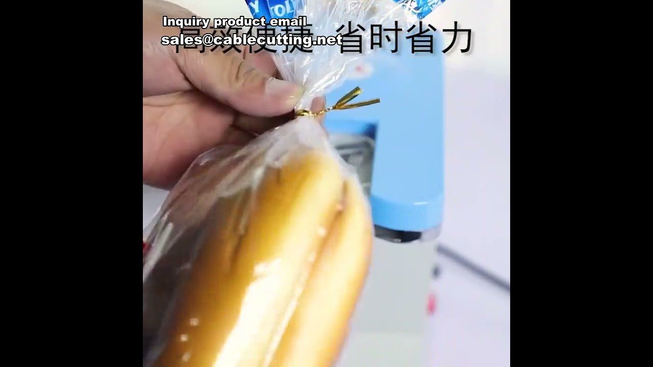 Mesin Pembungkusan & Pengikat Beg Roti Automatik | Alat Penutup Beg Makanan Cekap