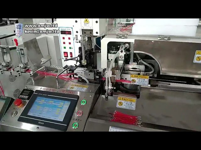Mesin Penanggalkan Wayar AWG32-16 & Crimping Terminal Automatik 5 Wayar 110V/220V - Celup Terminal