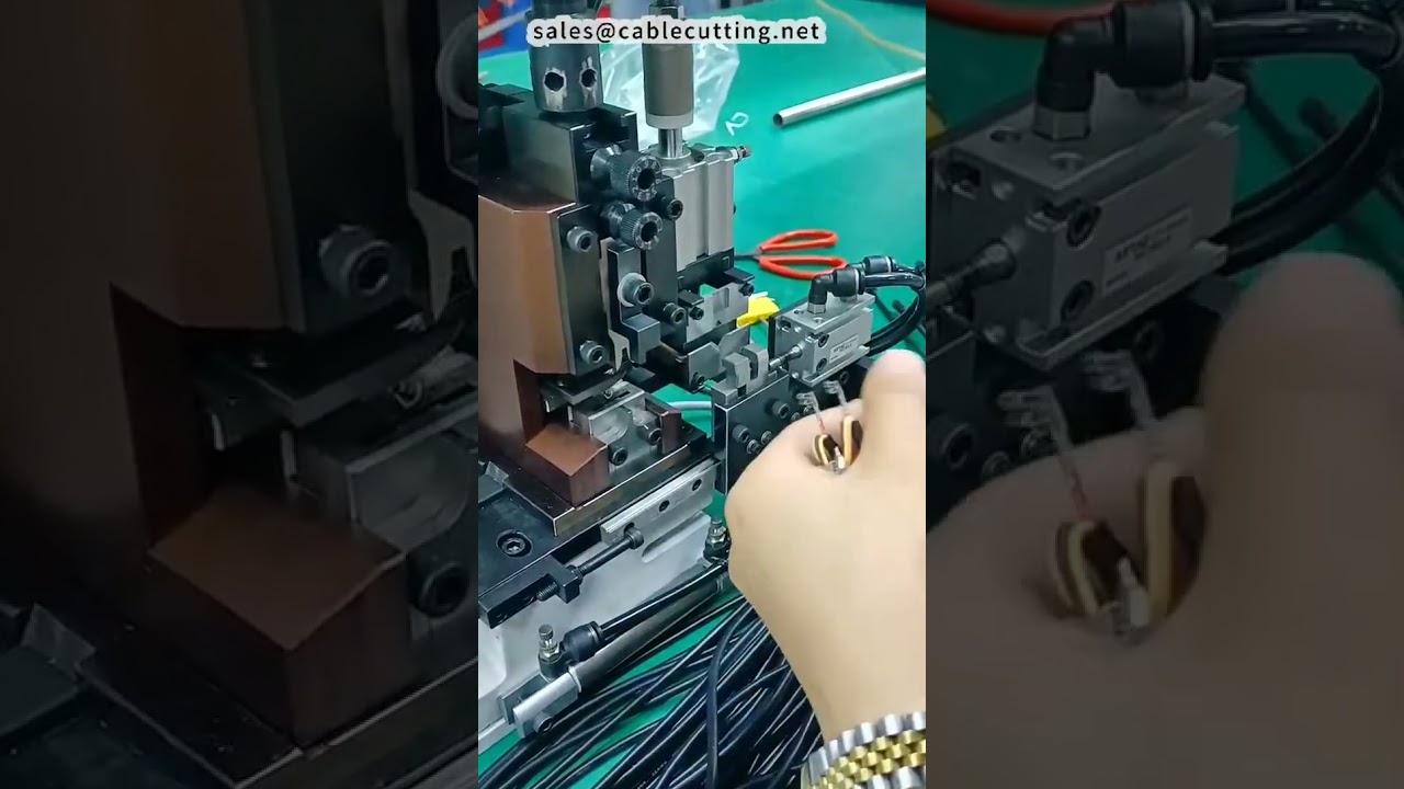 Mesin Penanggal dan Crimping Terminal Flag - Peralatan Harness Berkualiti Tinggi