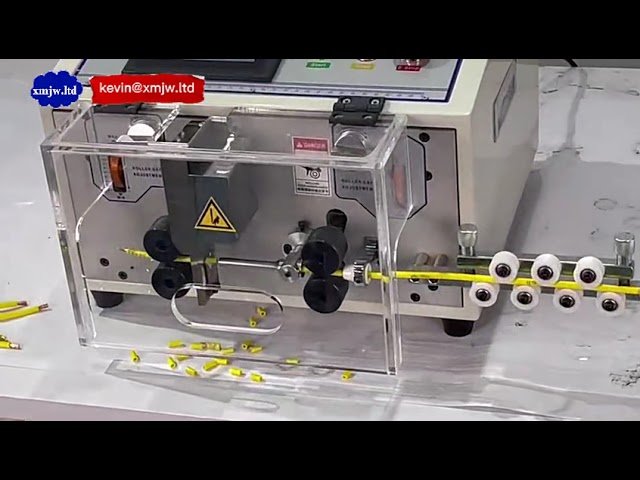 Mesin Pemotong & Pengupas Kabel Kuprum Automatik Skrin Sentuh Elektrik Sepenuhnya