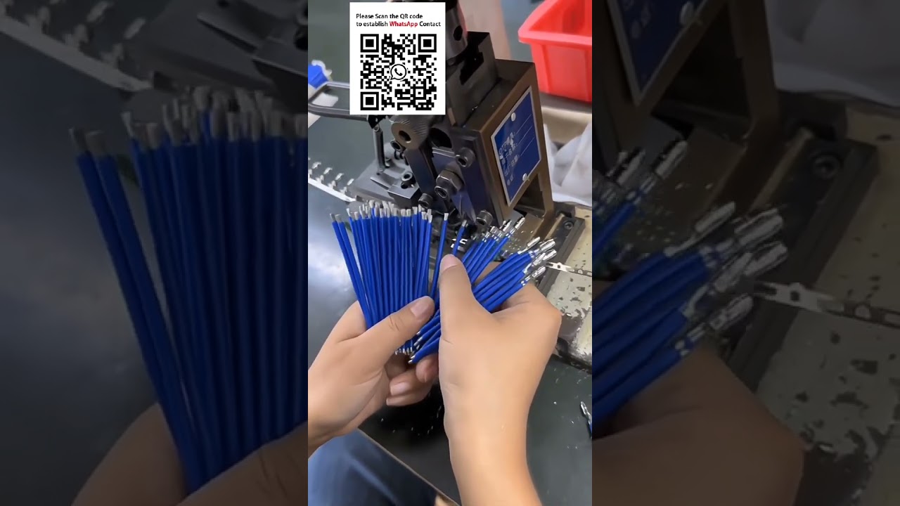 Mesin Crimping Terminal Separa Automatik Senyap dengan Aplikator Boleh Tukar