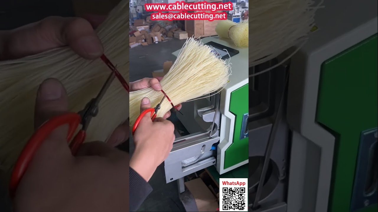 Mesin Pengikat Automatik Serbaguna: Untuk Wayar, Mi & Pelbagai Produk