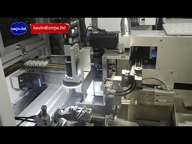 Mesin Automatik Penuh Dua Hujung untuk Crimping Wayar dan Pemasangan Terminal Perumahan