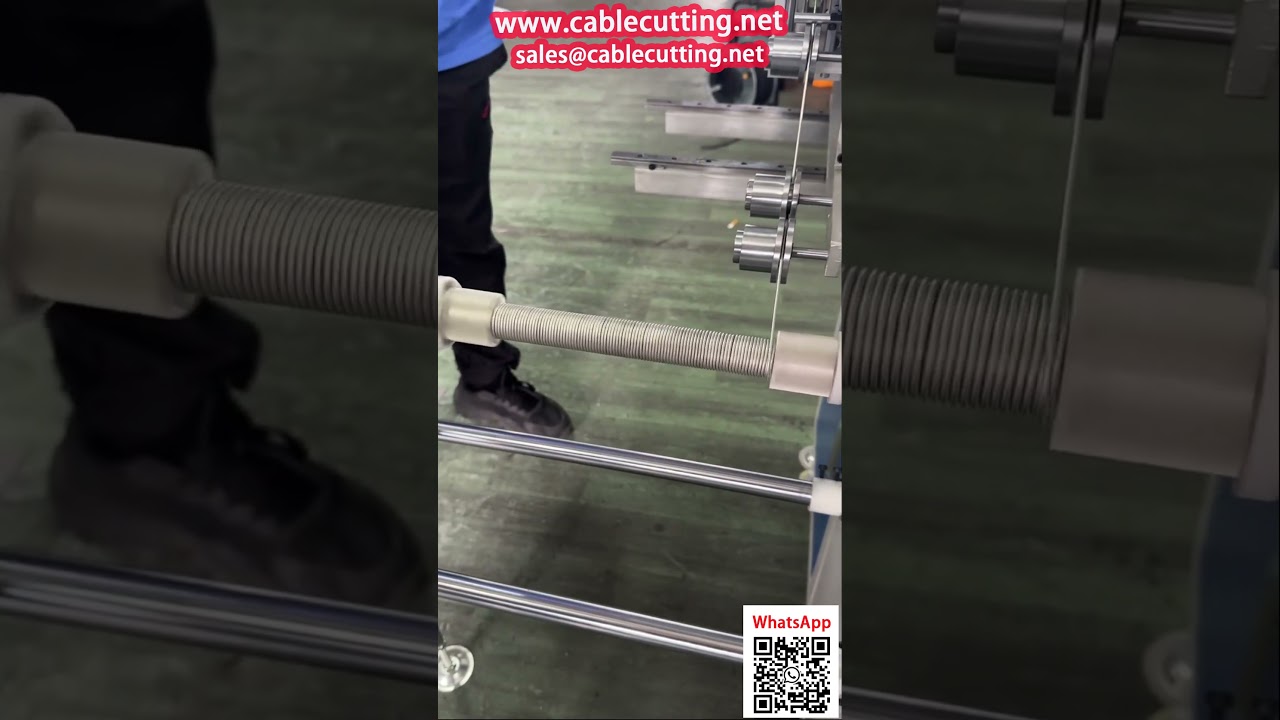 Mesin Penggulung dan Pengira Automatik Ketepatan Tinggi untuk Kabel Koaksial & Antena