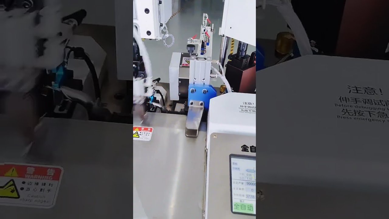 Mesin Terminal Dua Kepala Automatik Sepenuhnya Memproses Wayar AWG28 dengan Pemantauan Tekanan #kilang