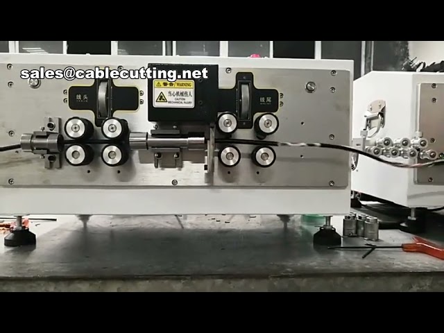 Mesin Pengupas & Pemotong Kabel 8 Roda – Cekap untuk Wayar Elektrik, Tenaga Baharu & BVBVRPVC