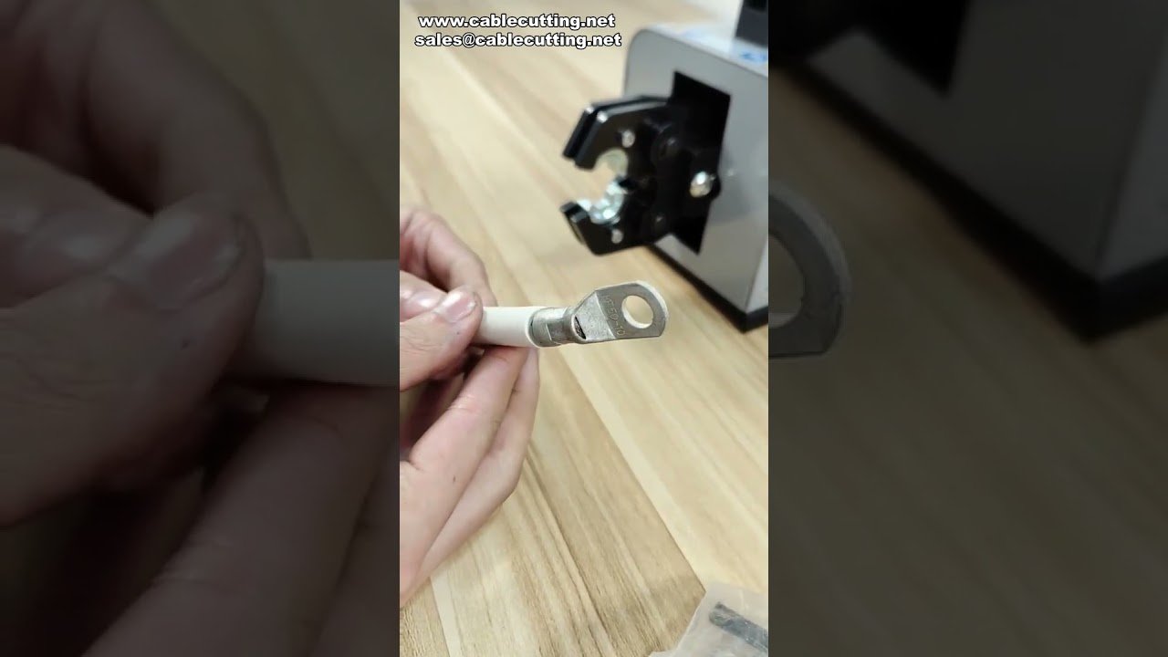 Pengelim Wayar Pneumatik 60L untuk Lug Tembaga dan Lug Terbuka
