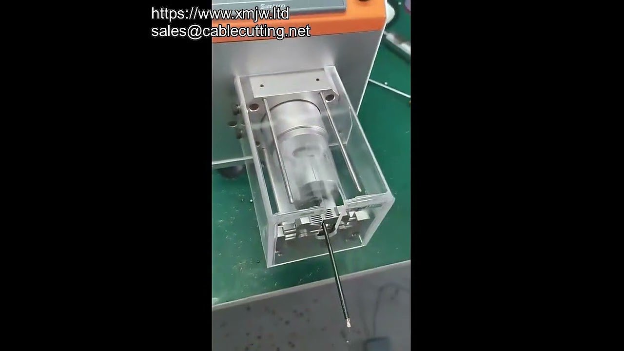Mesin Kupas Kabel Koaksial Semi-Automatik Ketepatan Tinggi untuk Kabel Kuasa Tenaga Baharu