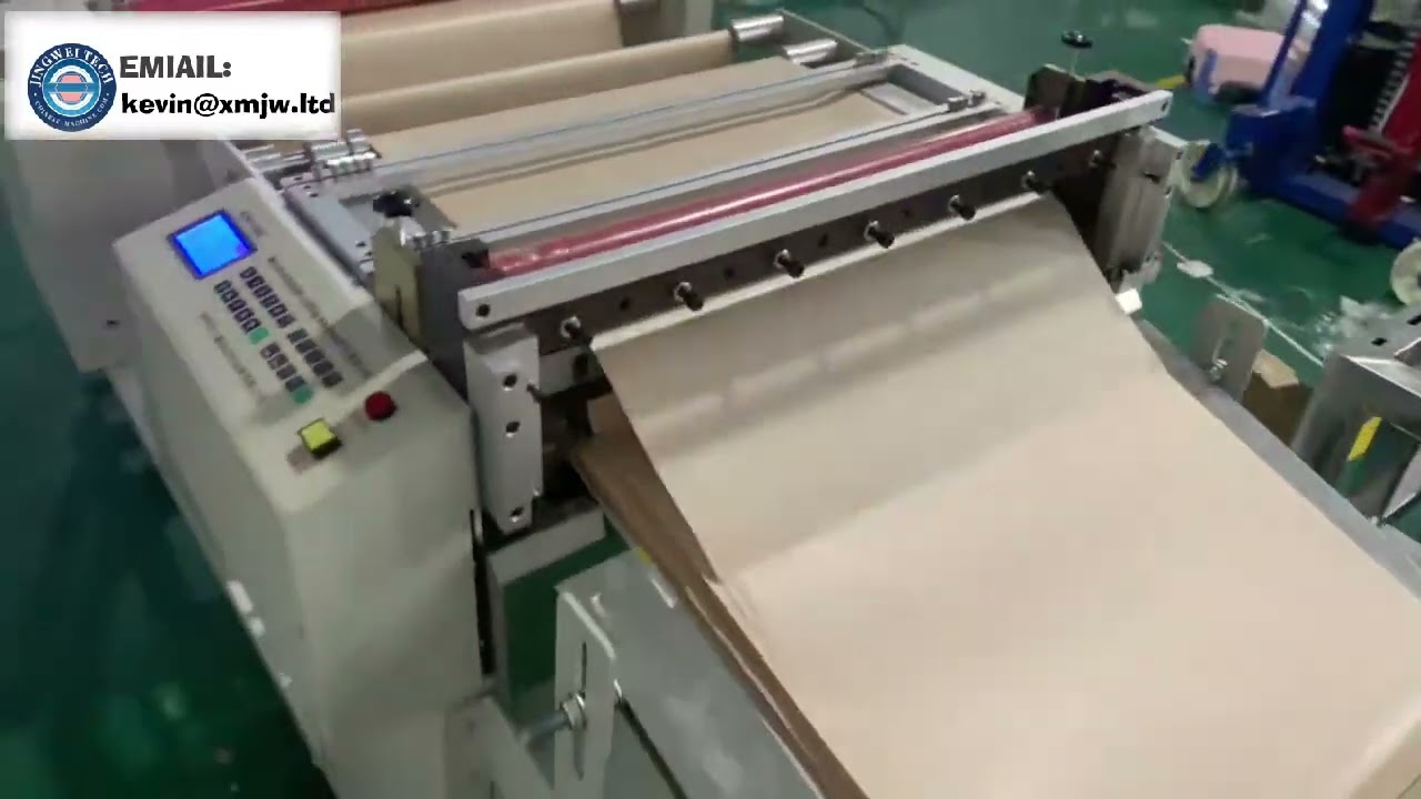 Mesin Potong Gulungan PVC & Buih Udara – Potong Kertas A4 Automatik