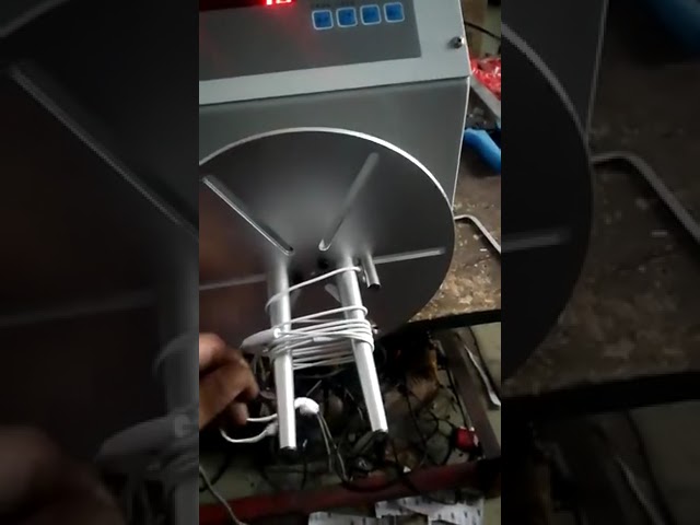 Mesin Penggulung Kabel USB Automatik dengan Pembilang Meter & Pengikat Kabel Fon Kepala