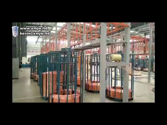 Mesin Penarik Kawat Berbilang Wayar dengan Proses Anneal untuk Kabel