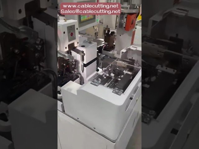 Mesin Pemotong dan Penyambungan Wayar Automatik Sepenuhnya - Potong, Kupas, dan Sambung Lima Wayar Serentak
