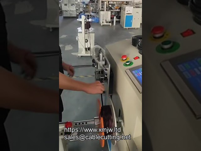 Mesin Pemotong & Pengikat Kabel Automatik dengan Fungsi Susun Wayar