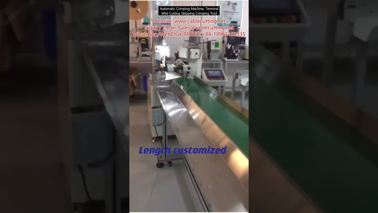 Mesin Crimping Automatik - Alat Pemotong, Penjalur, dan Crimping Terminal Wayar