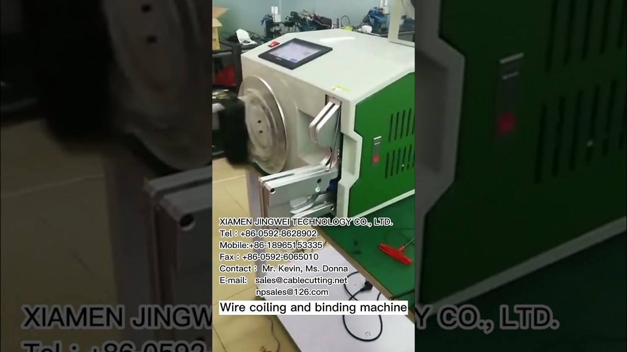 Mesin Penggulung dan Pengikat Wayar Automatik
