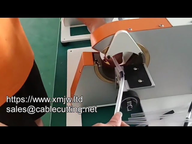 Mesin Pembalut Pita Abah-abah Kabel Separa Automatik untuk Tempat Kilang