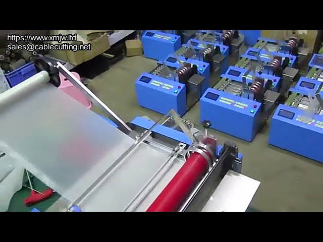 Mesin Potong Filem Belakang Automatik & Pemotong Jalur Elastik - Potong Tiub Tenunan dengan Tepat