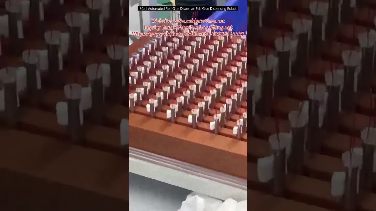 Robot Dispenser Gam Merah 30ml untuk PCB - Pendispensan Automatik Tepat