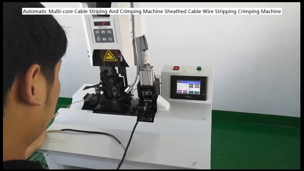 Mesin Penanggal dan Crimping Kabel Automatik Berbilang Teras - Tingkatkan Kecekapan Pengeluaran